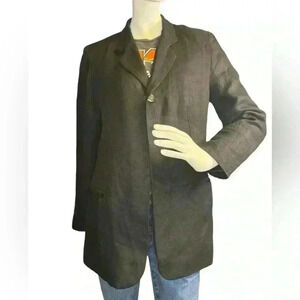 DT Edition cotton/blazer jacket in black color long sleeves.